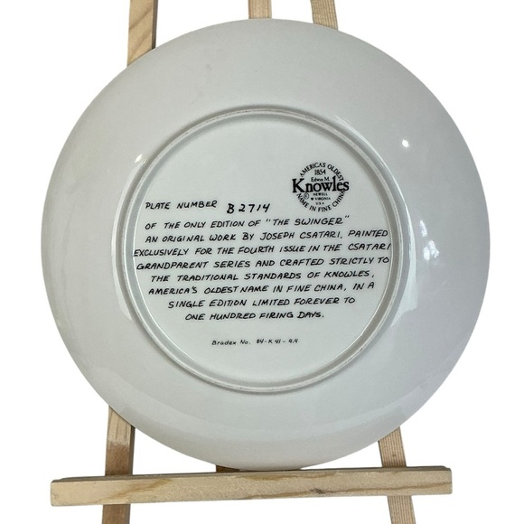 Vintage Csatari Grandparent Plate 1983 Limited Edition The Swinger Collective - Picture 2 of 14